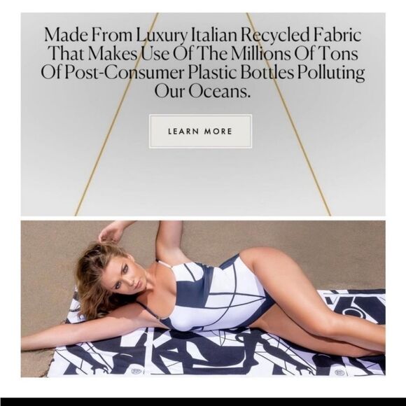 NEW SWIMINISTA X JAMES PETER HENRY Marvelous one-piece art toss print M - Picture 10 of 12